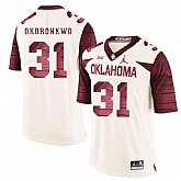 Oklahoma Sooners 31 Obo Okoronkwo White 47 Game Winning Streak College Football Jersey Dzhi,baseball caps,new era cap wholesale,wholesale hats